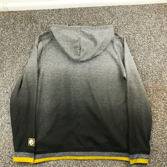 NWT Pittsburgh Steelers Hoodie Sweatshirt NFL 1st Collection Gradient Mens Large - Picture 6 of 9